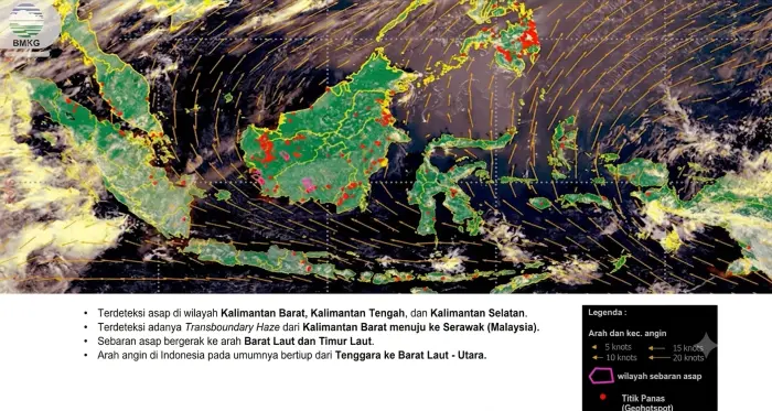 Memasuki Puncak Kemarau, BMKG Peringatkan Titik Karhutla Sekaligus Potensi Hujan Ekstrem