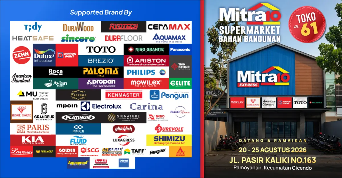 Grand Opening Mitra10 Pasir Kaliki Bandung, Nikmati Promo Menarik untuk Kebutuhan Rumah