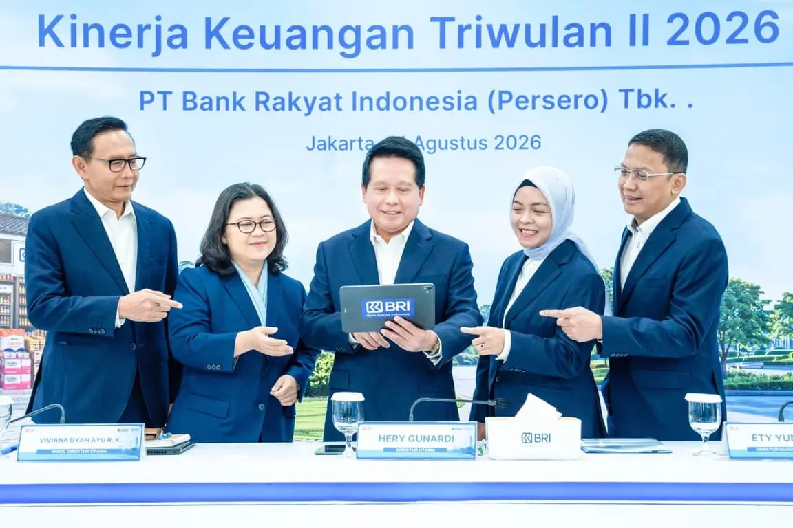 Konsisten Jadi Penggerak Ekonomi Kerakyatan, BRI Bukukan Laba Rp31,2 Triliun pada Triwulan II 2026