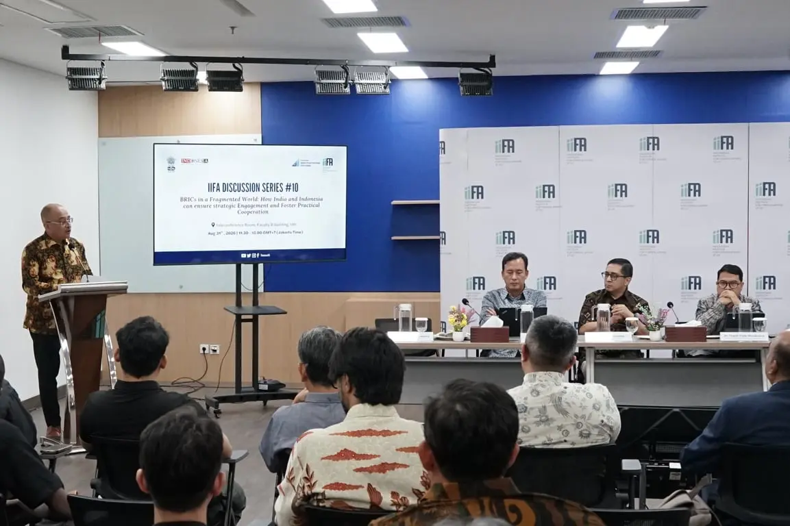 Dubes India Sandeep Chakravorty Soroti Penguatan Hubungan Strategis India-Indonesia melalui BRICS dalam IIFA Discussion