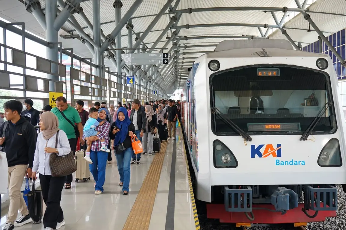 KAI Bandara Catat 2,83 Juta Penumpang KA Srilelawangsa di Sumatera Utara hingga Agustus 2026