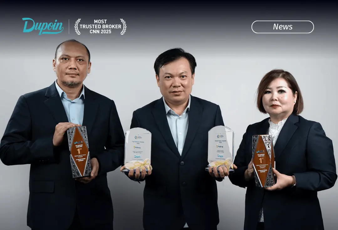 Dupoin Futures Raih 4 Penghargaan JFX dan KBI, Volume Transaksi Capai 833 Ribu Lot