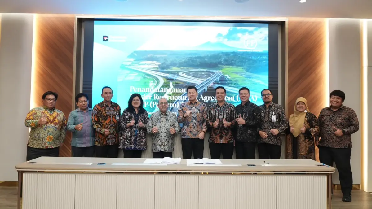PTPP Masuki Tahap Implementasi Restrukturisasi melalui Penandatanganan  Master Restructuring Agreement (MRA)