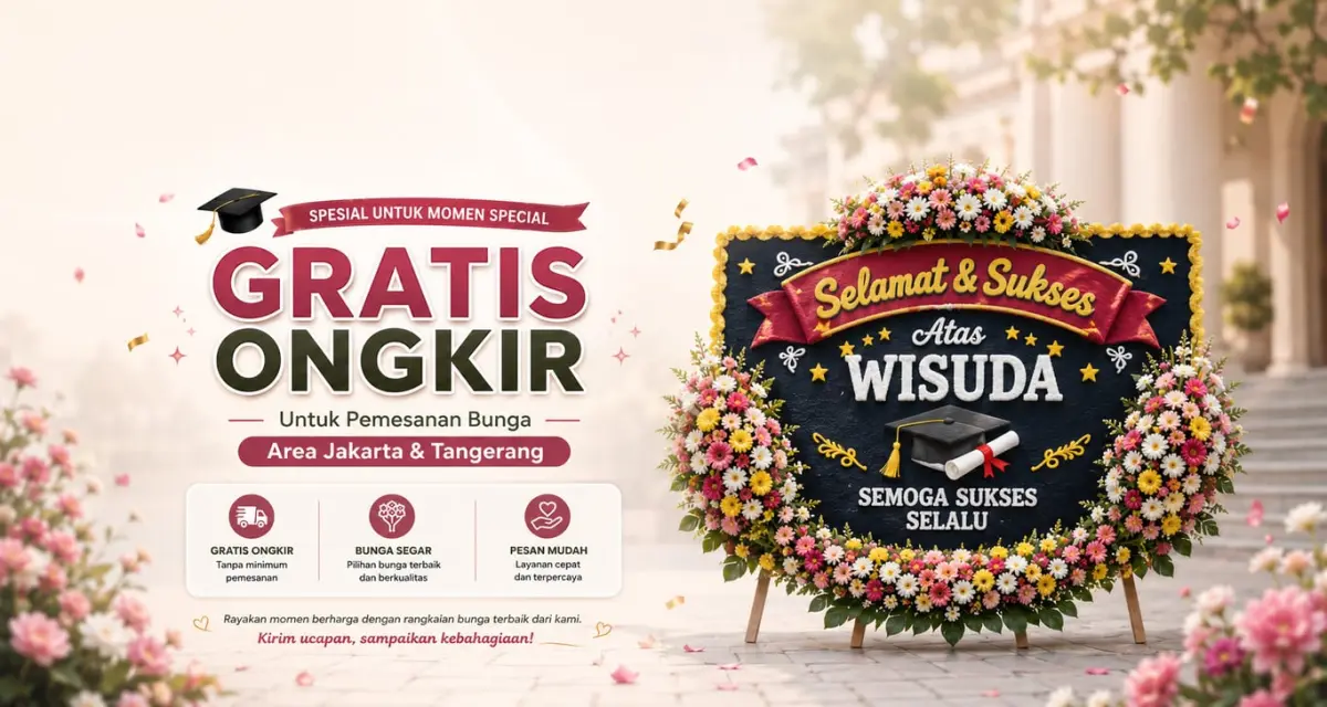 Tren Papan Bunga di Jakarta dan Tangerang: Simbol Perhatian yang Tak Lekang Waktu
