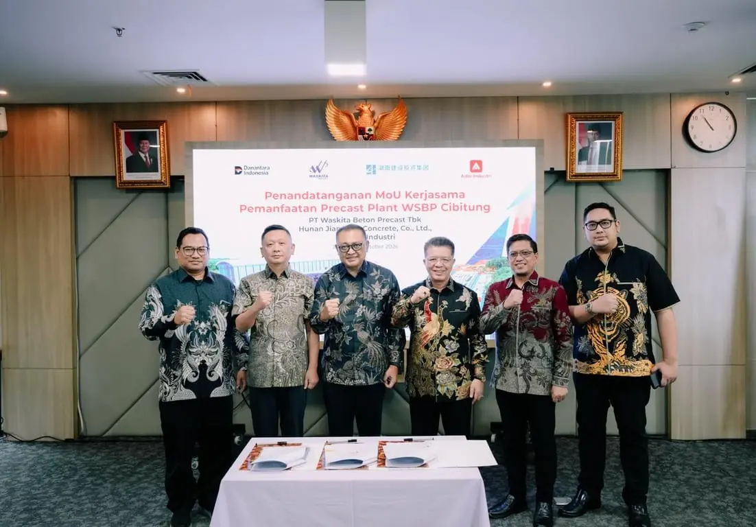 Waskita Beton Precast Optimalkan Aset melalui Kerja Sama Pemanfaatan Precast Plant WSBP Cibitung