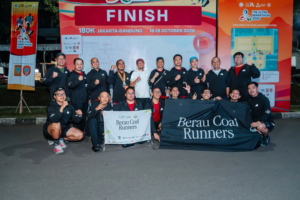 Karyawan Berau Coal Ikuti ITB Ultra Marathon, Dorong Gaya Hidup Sehat