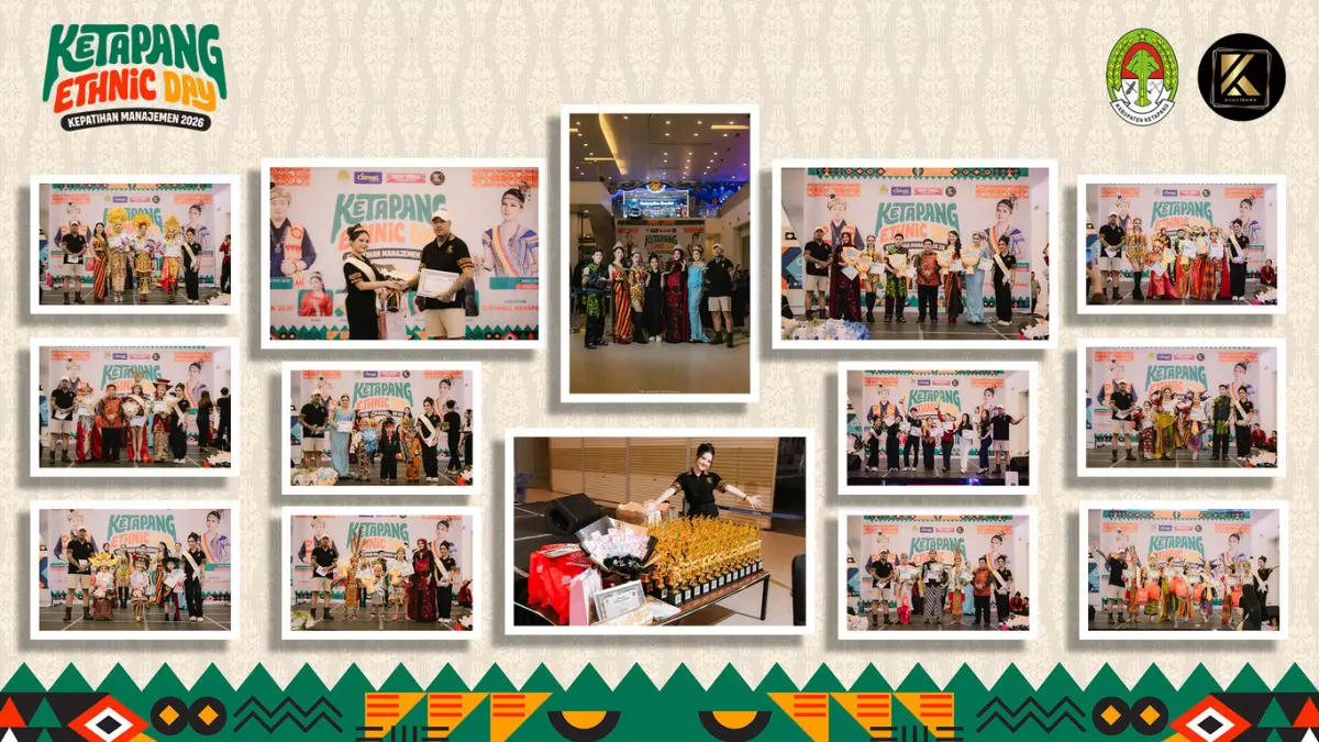 KEPATIHAN MANAJEMEN / K MANAJEMEN PECAHKAN REKOR PESERTA FASHION SHOW TERBANYAK TAHUN 2026 MELALUI “KETAPANG ETHNIC DAY 2026”