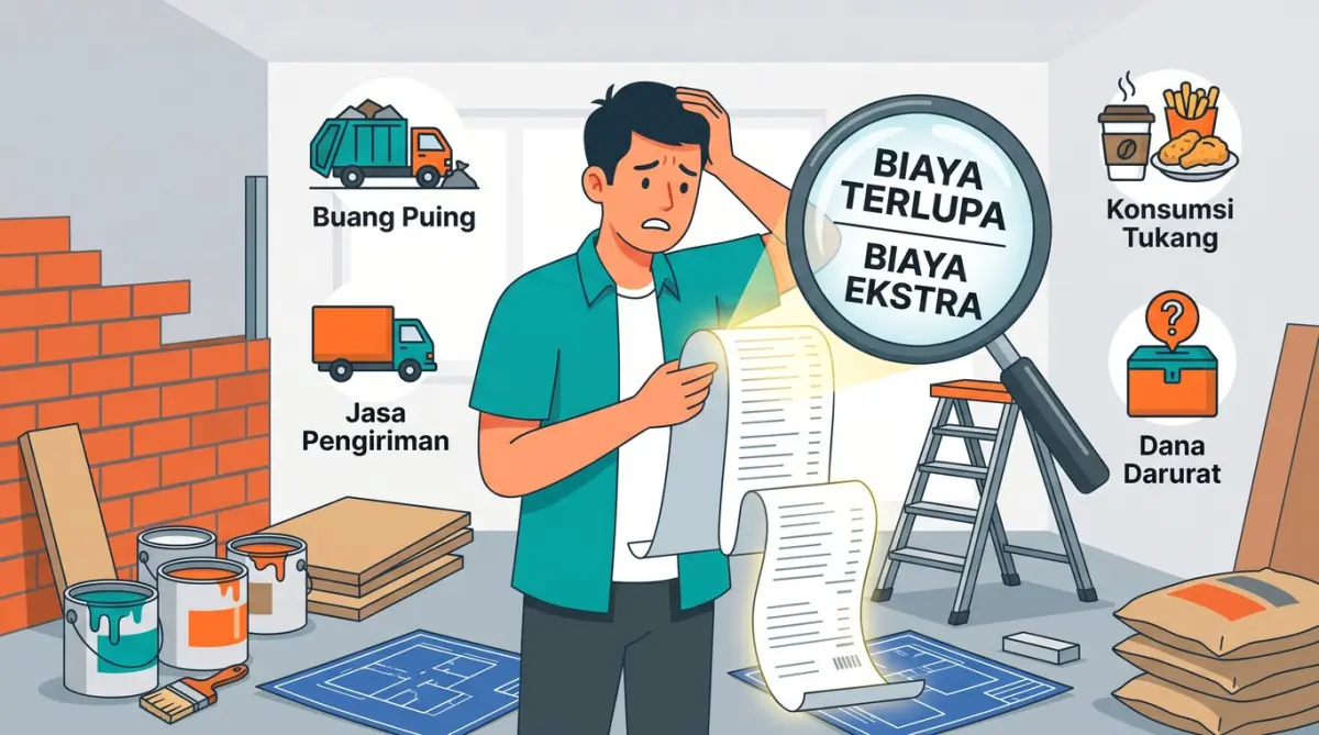Anggaran Renovasi Selalu Meleset? Pos Ini Sering Terlupa
