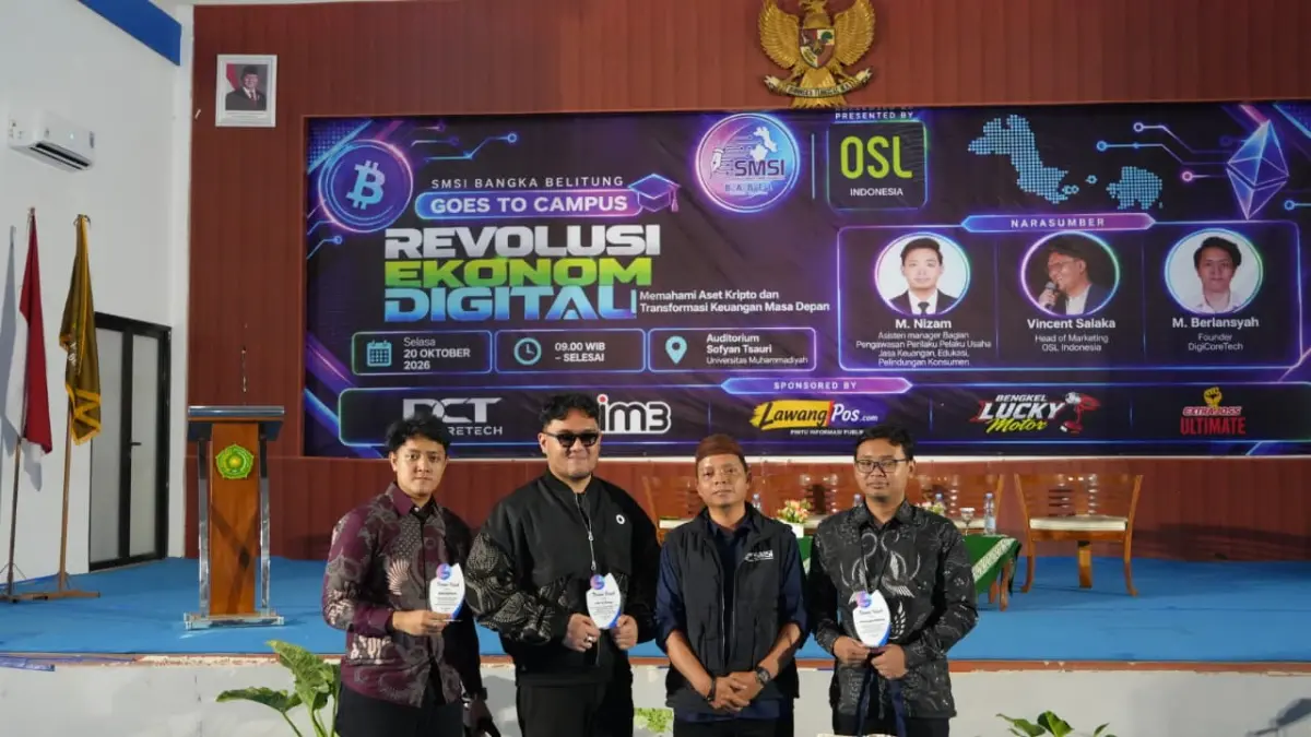OSL Indonesia Berkolaborasi dengan SMSI Bangka Belitung Dorong Literasi Aset Kripto di Kalangan Mahasiswa
