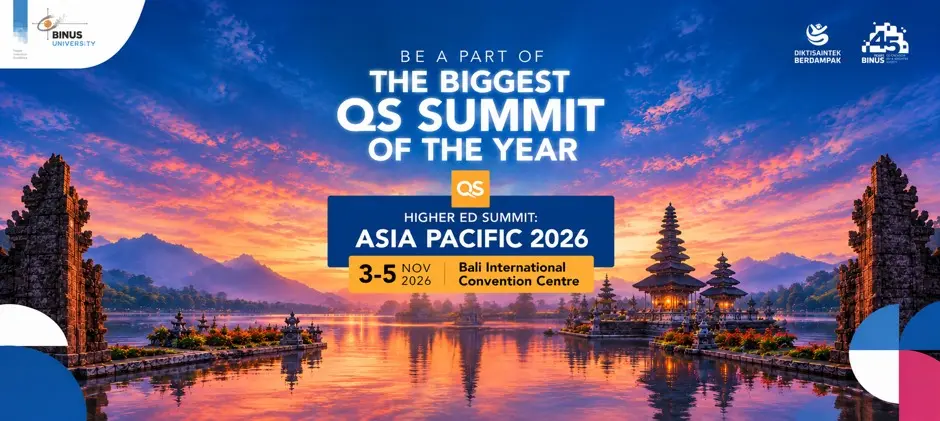 Jelang QS Higher Ed Summit: Asia Pacific 2026, BINUS University Siap Sambut Lebih dari 1.300 Delegasi Dunia di Bali