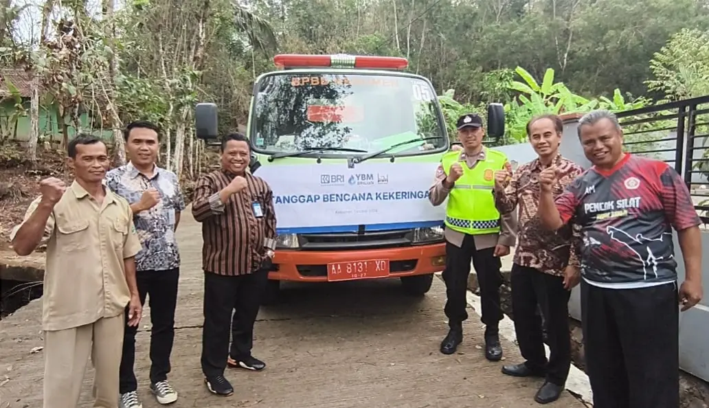 Bantu Penuhi Kebutuhan Dasar Warga, BRI Gombong Salurkan 13 Tangki Air Bersih di Kebumen