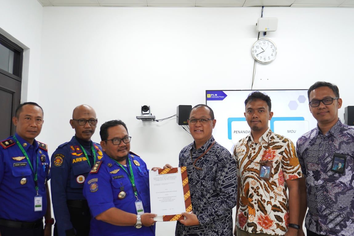 PLN Indonesia Power UBP Jatigede dan Damkar Sumedang Jalin Kerja Sama Penanggulangan Kebakaran di Area PLTA